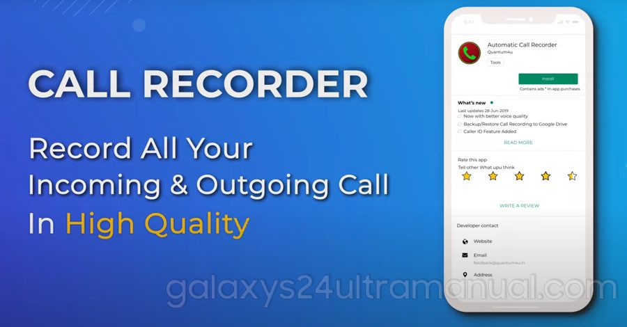 auto call recorder automatic