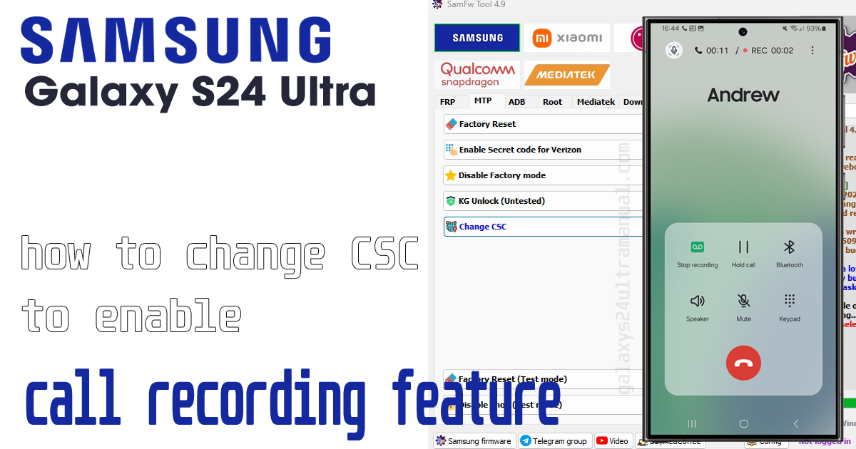 change csc on samsung s24 ultra