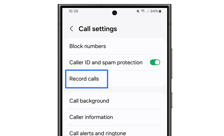 s24 ultra built in call recording