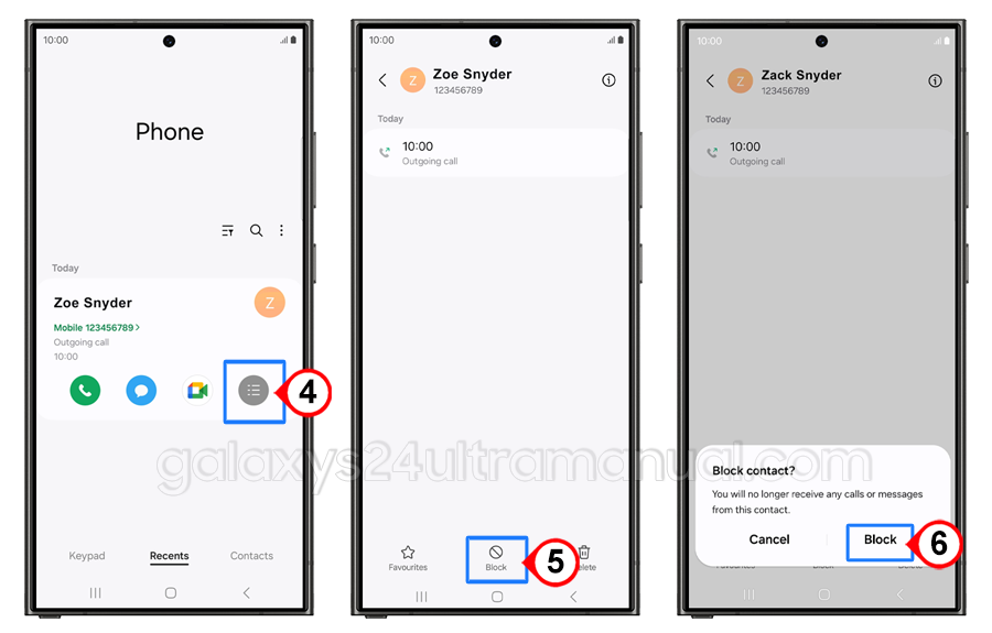 block call s24 ultra