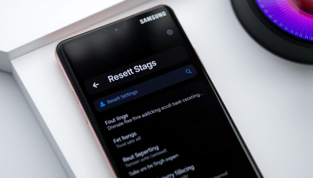 Samsung Galaxy S22 Reset Settings Menu
