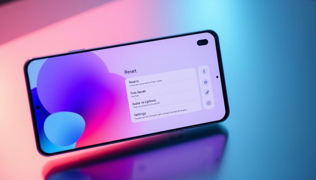 Samsung Galaxy S23 Reset Options Menu
