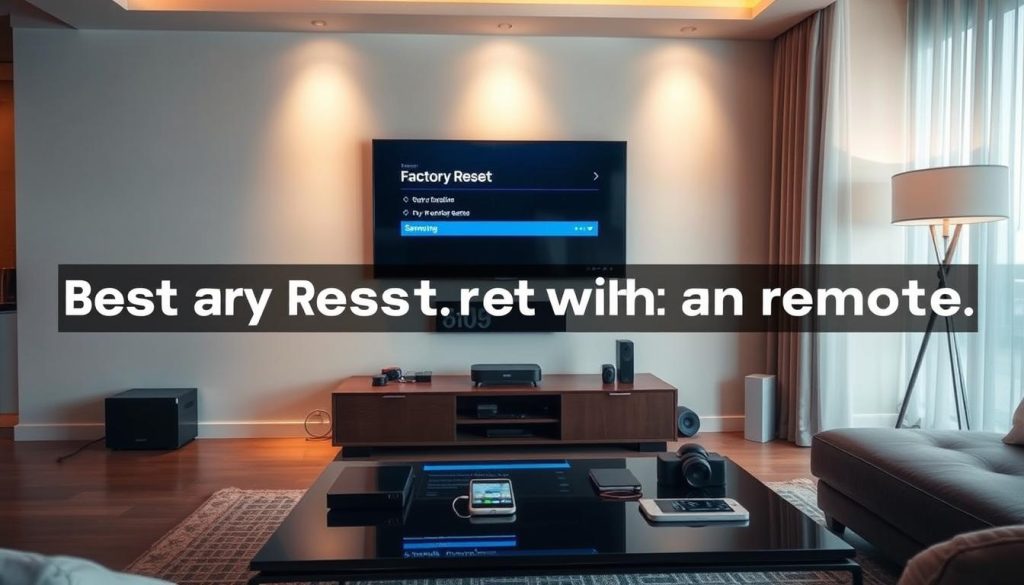 Samsung TV Reset Process