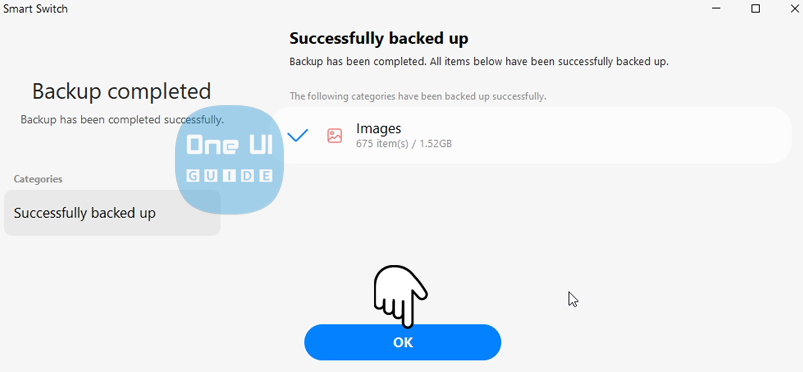 smart switch finished back up