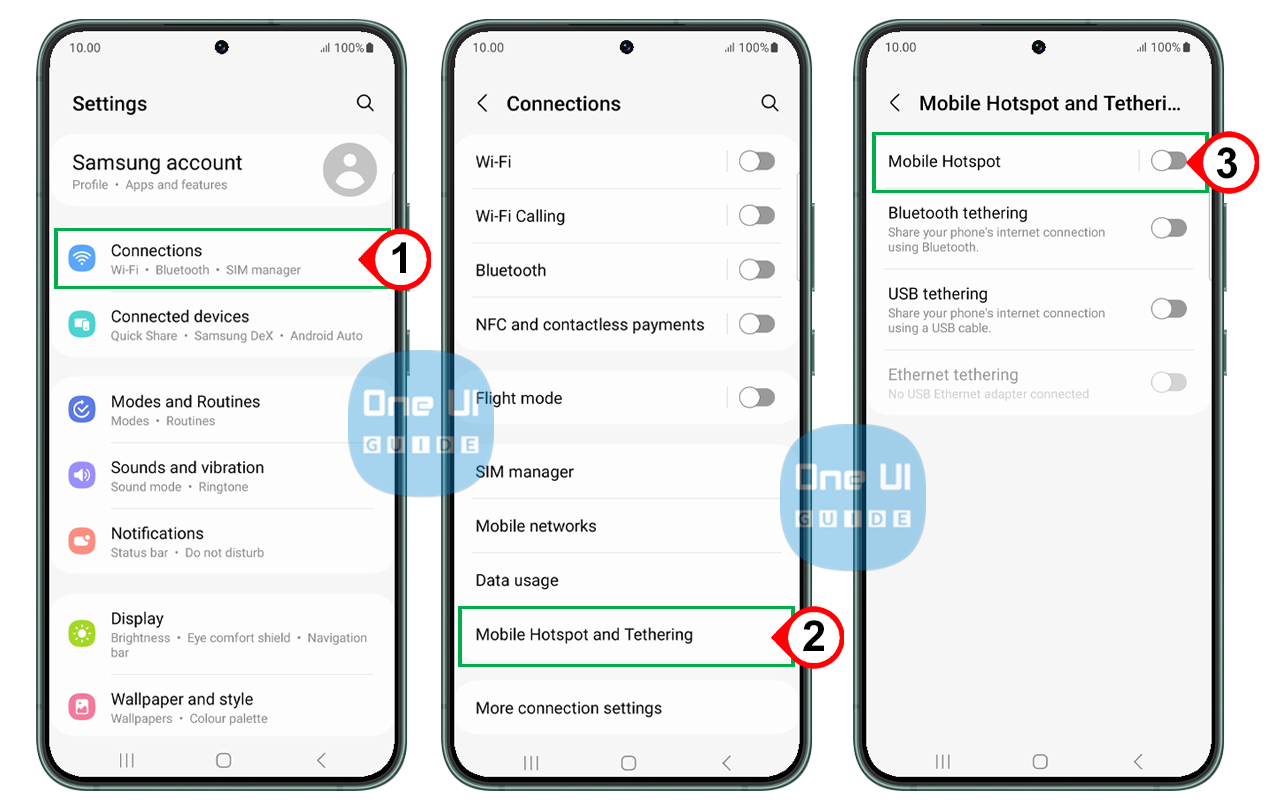 tethering samsung galaxy