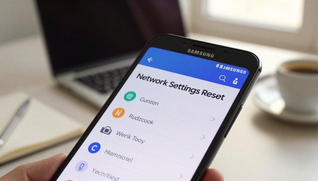 samsung network settings reset